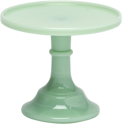 Mosser Glass Jadeite 6" Glass Cake Stand - By Mosser Glass - DimpzBazaar.com