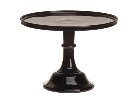 Mosser Glass Black Raspberry 12" Glass Cake Stand - By Mosser Glass - DimpzBazaar.com