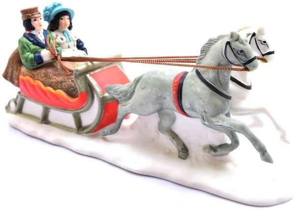 Department 56 Heritage Village Collection "Sleigh Ride" Department 56 Heritage Village Collection "Sleigh Ride" - EUC - DimpzBazaar.com