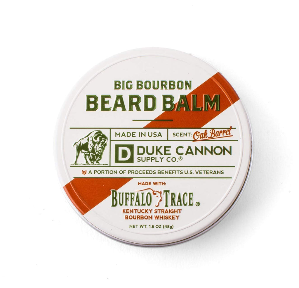 Duke Cannon Supply Co. Duke Cannon Supply Co. Big Bourbon Beard Balm, 1.6oz - Oak Barrel Scent / Made with Natural and Organic Ingredients - DimpzBazaar.com