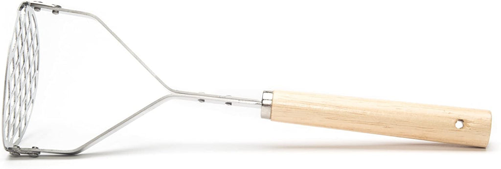 Fox Run Fox Run 6147 Manual Potato Masher, 10 x 3.5 x 2 inches, Metallic - DimpzBazaar.com