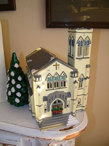 Department 56 50199 Department 56 Dept Snow Village Cathedral w/ Box 5110 - DimpzBazaar.com