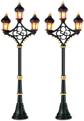 Department 56 Department 56 Accessories for Villages Fifty-Six Street Lights Accessory Figurine (Set of 2) - DimpzBazaar.com
