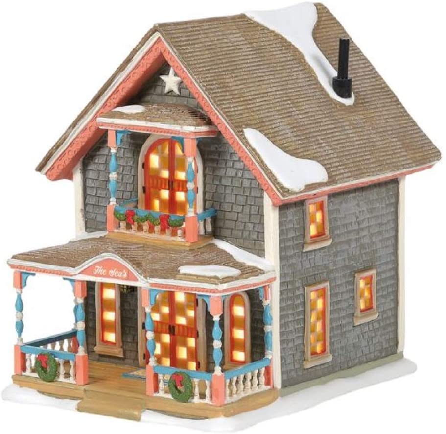 Department 56 Department 56 New England Village Gingerbread Cottage #1 Ornament, 5.47 inch High - DimpzBazaar.com