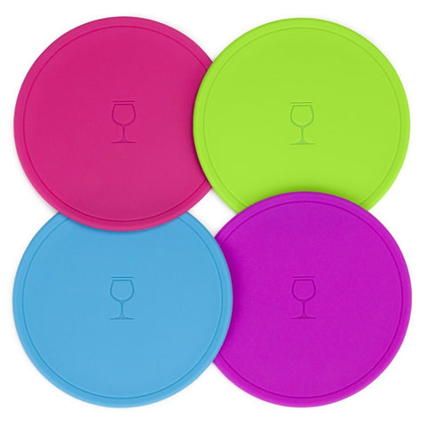 Drink Tops Drink Tops MOD Outdoor Drink Cover, Assorted Colors, 4/PK, Regular, Blue, Berry, Green, Pink - DimpzBazaar.com