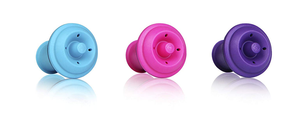 Vacu Vin Vacu Vin Wine Saver Vacuum Stoppers, Set of 6- Purple/Blue/Pink - DimpzBazaar.com
