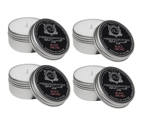 Aquiesse Aquiesse Travel Tin Candle Set, 4 Pack, White Coral - DimpzBazaar.com