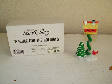 Dimpz Bazaar 51659 Department 56 Dept Snow Village A Home for the Holidays w/ Box 5102 - DimpzBazaar.com