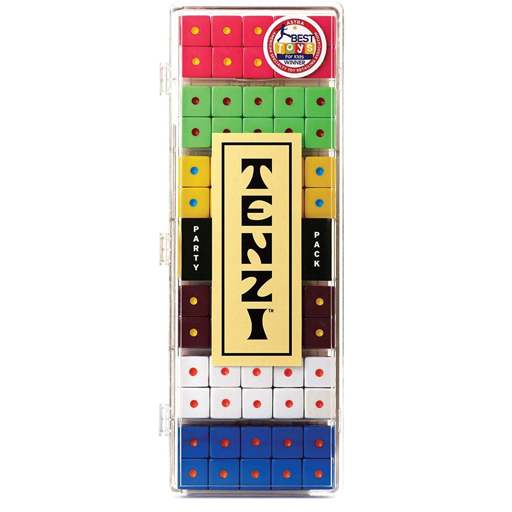 TENZI Tenzi Dice Party Game - Colors May Vary - 6 Sets of 10 Colored Dice - DimpzBazaar.com