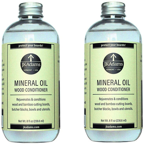 Dimpz Bazaar J.K. Adams 8-Ounce Mineral Oil Wood Conditioner (Тwo Рack) - DimpzBazaar.com