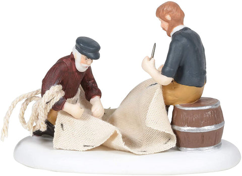 Department 56 Department 56 New England Village Mending The Sails Figurines, 2 inch High - DimpzBazaar.com