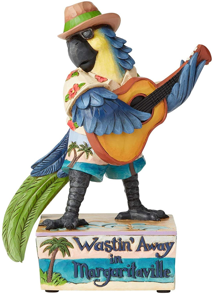 Enesco Enesco Margaritaville by Jim Shore Parrot with Guitar Musical Figurine, 8.1" - DimpzBazaar.com