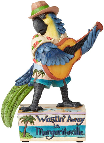 Enesco Enesco Margaritaville by Jim Shore Parrot with Guitar Musical Figurine, 8.1" - DimpzBazaar.com
