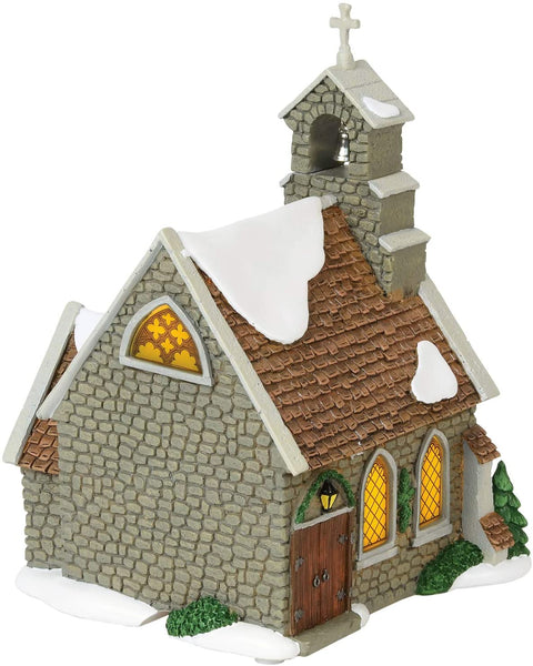 Department 56 Department 56 Dickens Village Isle of Wight Chapel Lit Building and Accessories, 8.25", Multicolor - DimpzBazaar.com