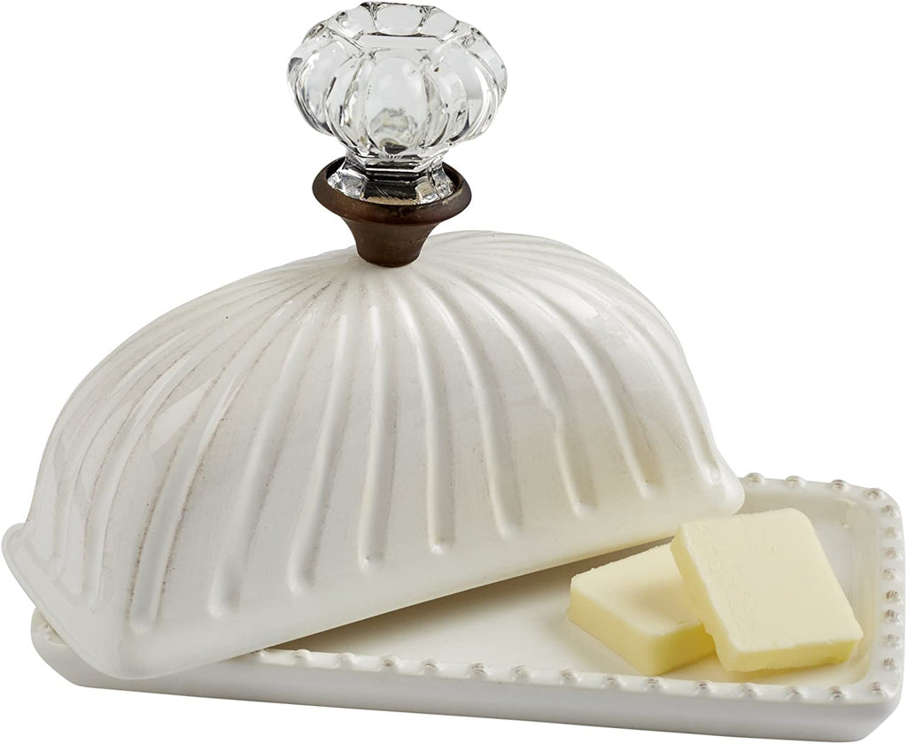 Mud Pie Mud Pie Door Knob Butter Dish - DimpzBazaar.com