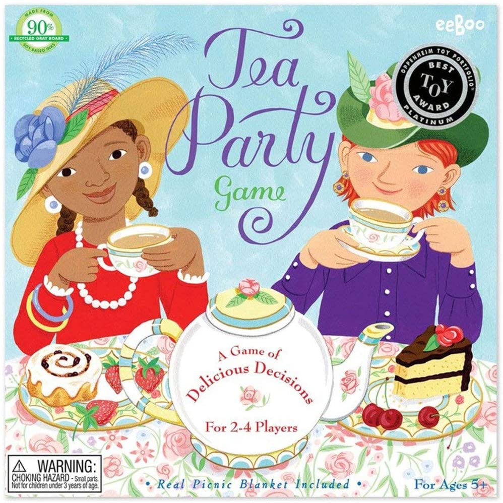 eeBoo eeBoo Tea Party Spinner Game for Girls - DimpzBazaar.com