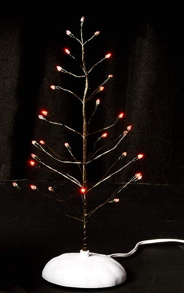 Department 56 Department 56 Collections Twinkle Brite Red Tree Village Accessory, Multicolor - DimpzBazaar.com