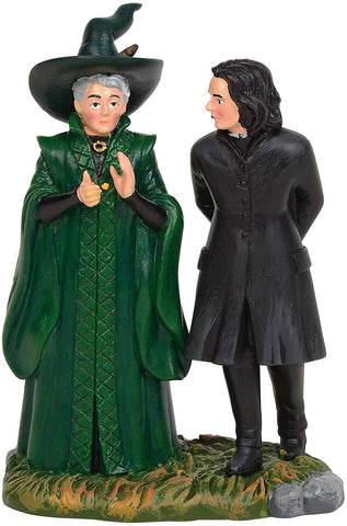 Enesco Department 56 Harry Potter Village Snape & McGonagall Village Figures, 3.5" - DimpzBazaar.com