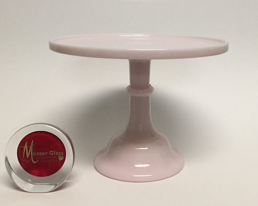 Mosser Glass Mosser Glass 10" Footed Cake Plate - Crown Tuscan - DimpzBazaar.com