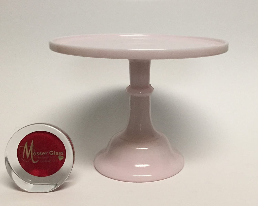 Mosser Glassware Mosser Glass 10" Footed Cake Plate - Crown Tuscan - DimpzBazaar.com