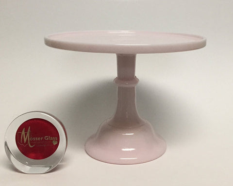 Mosser Glass Mosser Glass 10" Footed Cake Plate - Crown Tuscan - DimpzBazaar.com