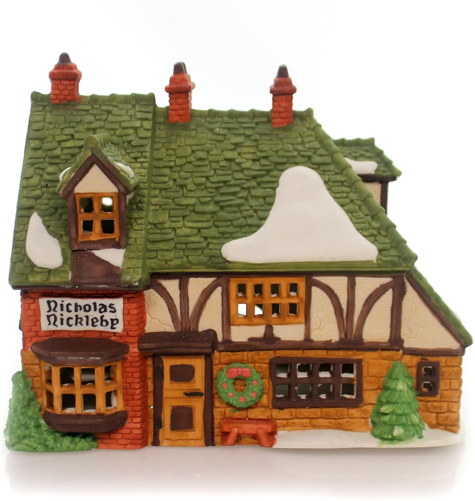 Department 56 Department 56 House NICHOLAS NICKLEBY Porcelain Dickens Village 59250 Nickleby - DimpzBazaar.com
