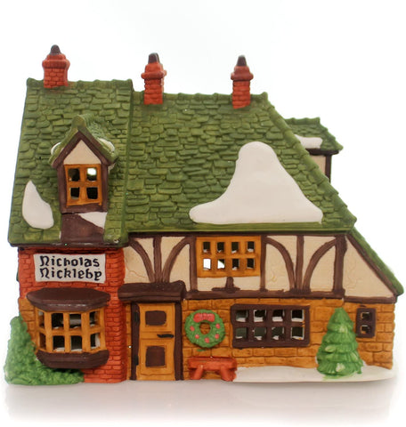 Department 56 Department 56 House NICHOLAS NICKLEBY Porcelain Dickens Village 59250 Nickleby - DimpzBazaar.com
