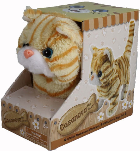 Westminster Westminster Casanova The Mechanical Kitten - Orange Striped - DimpzBazaar.com