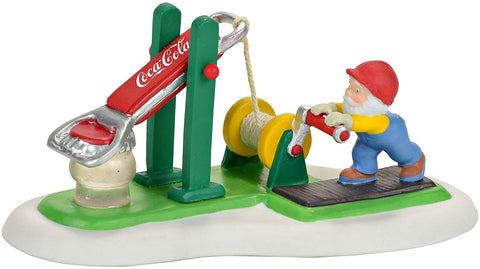 Department 56 Department 56 North Pole Coca Cola Bottle Cap Tester Figurine Village Accessory, Multicolor - DimpzBazaar.com