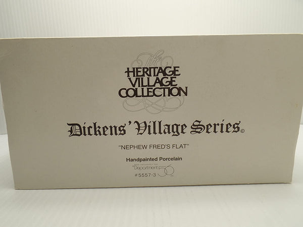 Finesse Uncovered, LLC Department 56 Heritage Village Collection - Dickens' Village Series - Nephew Fred's Flat - 5557-3 - DimpzBazaar.com