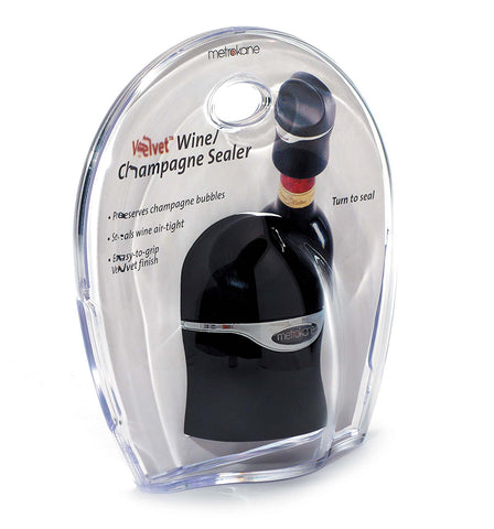 Metrokane Metrokane Velvet Champagne and Wine Sealer - DimpzBazaar.com