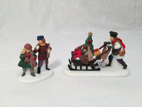 Dimpz Bazaar Department 56 "Gingerbread Vendor" Set of 2 Retired - DimpzBazaar.com
