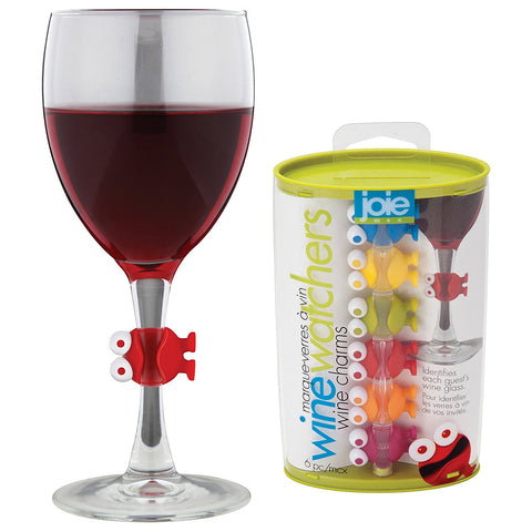 Joie Joie Wine Charms - 6 Piece Set - DimpzBazaar.com
