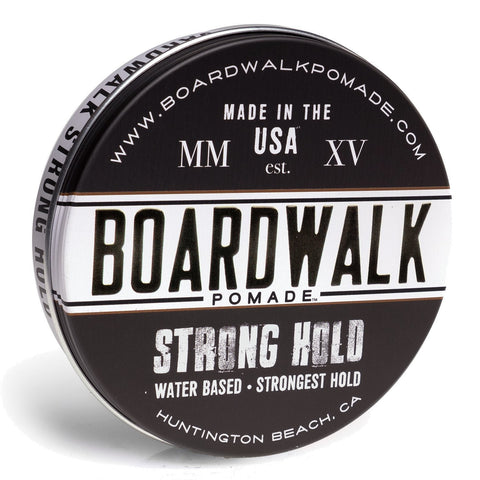 Boardwalk Pomade Boardwalk Pomade Strong-Hold Pomade 4.5oz, Aloe Vera Pomade, Vegan, Paraben Free. - DimpzBazaar.com