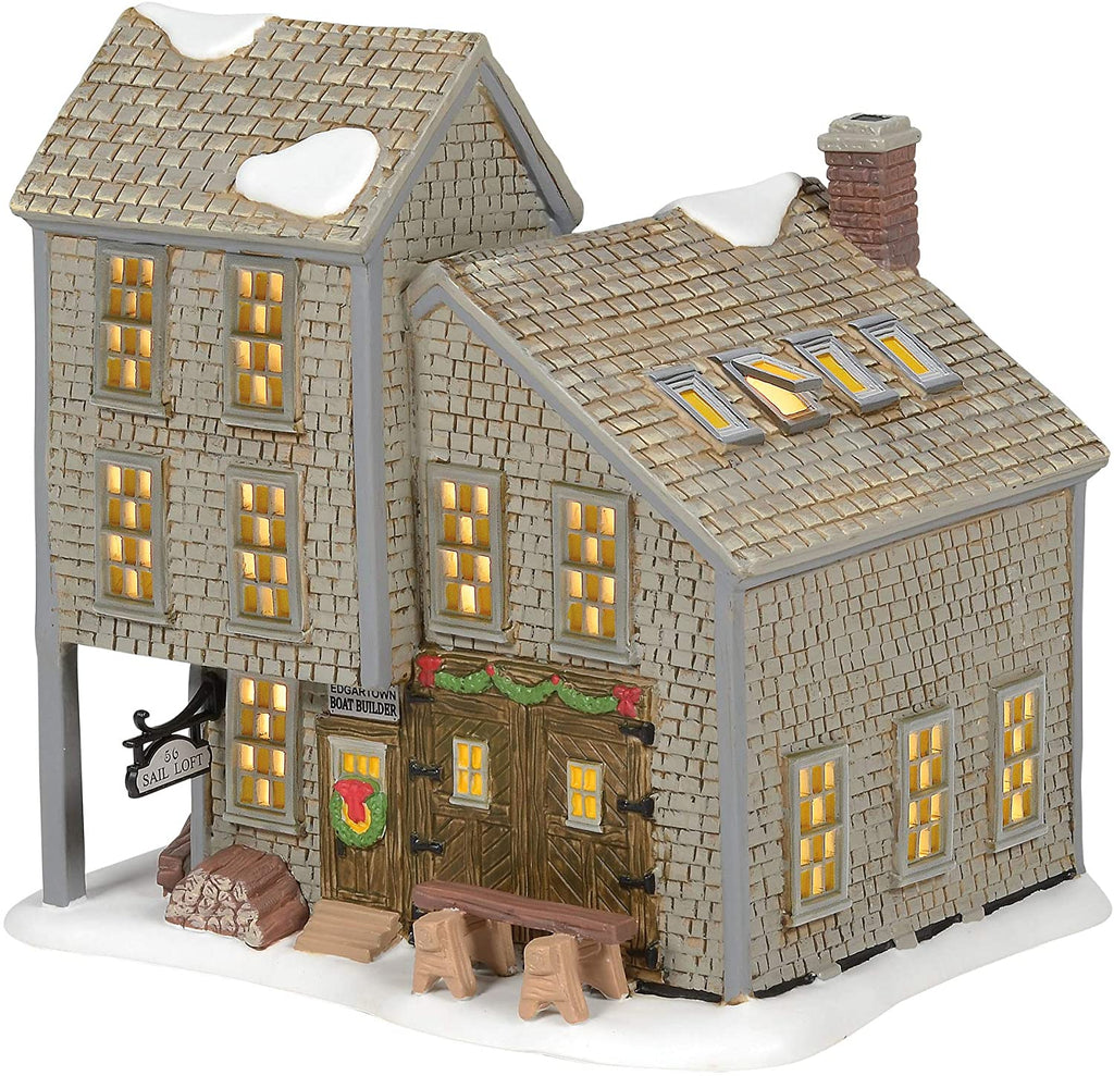 Department 56 Department 56 New England Village Edgar-Town Boat Builder Ornament, 6.65 inch High - DimpzBazaar.com