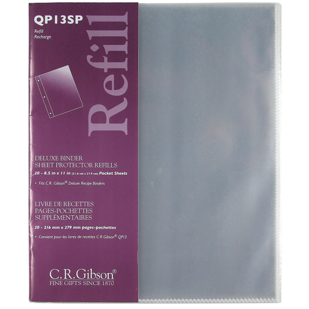 C.R. Gibson C.r. Gibson Pk 20 Sheet Protector Refills - DimpzBazaar.com
