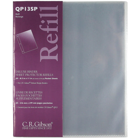 C.R. Gibson C.r. Gibson Pk 20 Sheet Protector Refills - DimpzBazaar.com