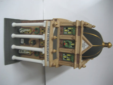 Department 56 Department 56 Heritage Village Collection ; Christmas in the City Series ; 1995 First Metropolitan Bank #5882-3 - DimpzBazaar.com
