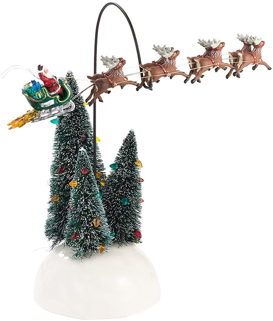 Department 56 Department 56 National Lampoons Christmas Vacation Village Animated Flaming Sleigh Accessory Figurine - DimpzBazaar.com