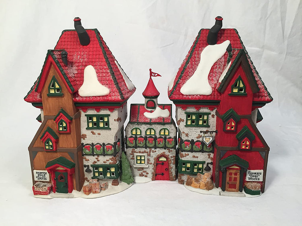 Department 56 Department 56 North Pole Village North Pole Dolls & Santa's Bear Works - DimpzBazaar.com