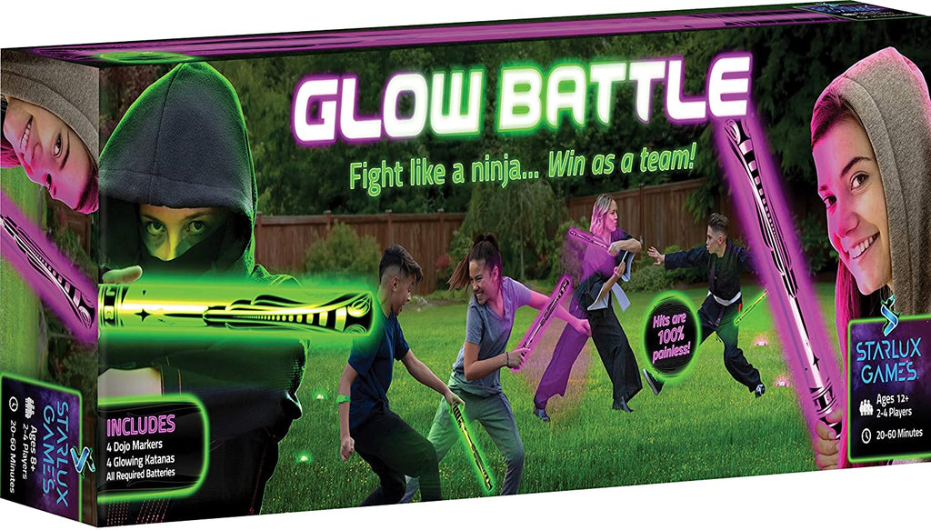 Starlux Games Starlux Games Glow Battle: A Ninja Game with Glow-in-The-Dark Foam Swords - DimpzBazaar.com