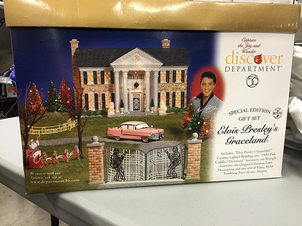D.E.P.T. Elvis Presley's Graceland Gift Set (Set of 6) - Department 56 (Retired) - DimpzBazaar.com