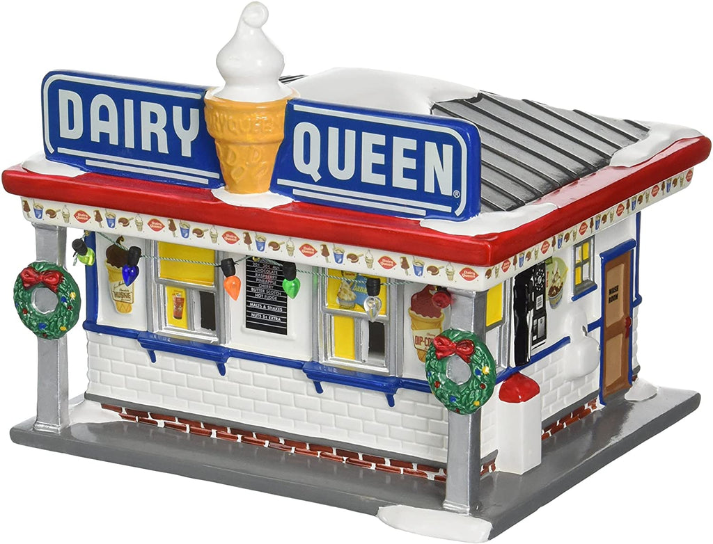 Department 56 Department 56 Original Snow Village Dairy Queen Light House, 5.63" - DimpzBazaar.com