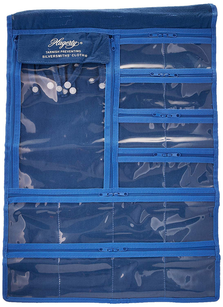 Hagerty Hagerty Hanging Jewelry Keeper Made with Hagerty's Silver Cloth to Prevent Tarnish - DimpzBazaar.com