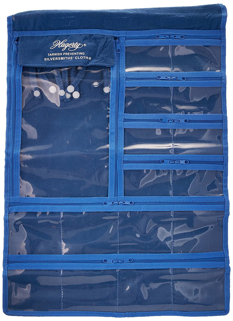 Hagerty Hagerty Hanging Jewelry Keeper Made with Hagerty's Silver Cloth to Prevent Tarnish - DimpzBazaar.com