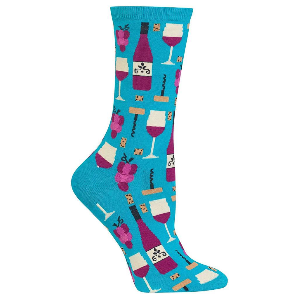 Hot Sox Hot Sox Women's Wine Socks - DimpzBazaar.com