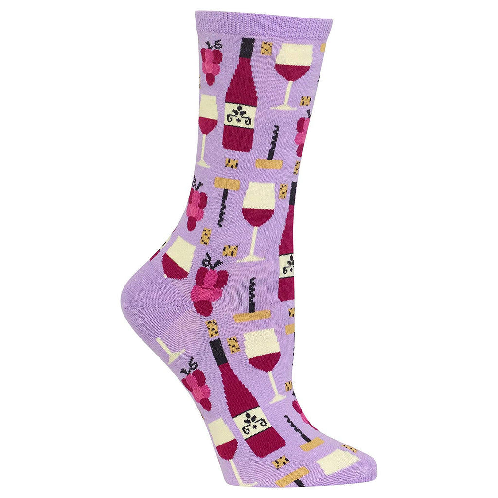 Hot Sox Hot Sox Women's Food and Booze Novelty Casual Crew Socks - DimpzBazaar.com