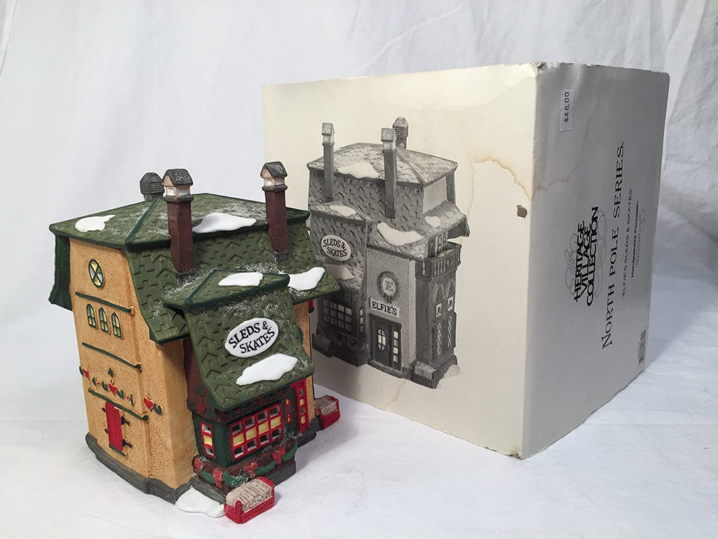 Department 56 Department 56 North Pole Village Elfie's Sleds & Skates - DimpzBazaar.com