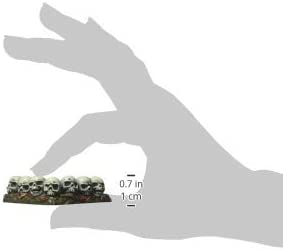 Department 56 Department 56 Halloween Collections Curved Row of Skulls Figurine Village Accessory, Multicolor - DimpzBazaar.com