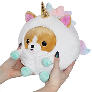 Squishable Squishable Undercover Corgi in Unicorn - 7" - DimpzBazaar.com